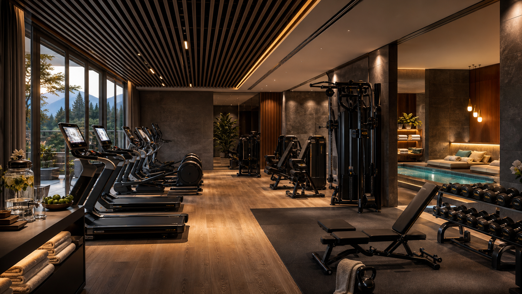 Hotel Fitness Beispielvisualisierung